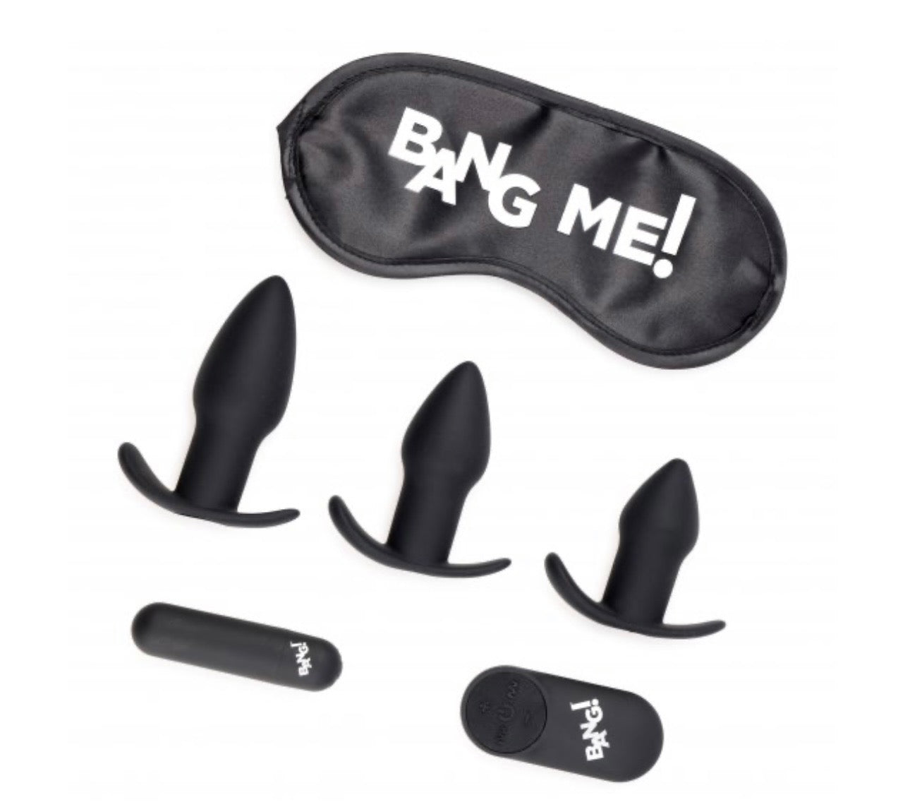 Back door Adventure Remote Control 3 piece Butt Plug Vibe Kit